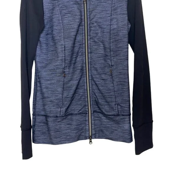 LULULEMON Devine Zip Strech Jacket Womens size 4 Black - Picture 3 of 6